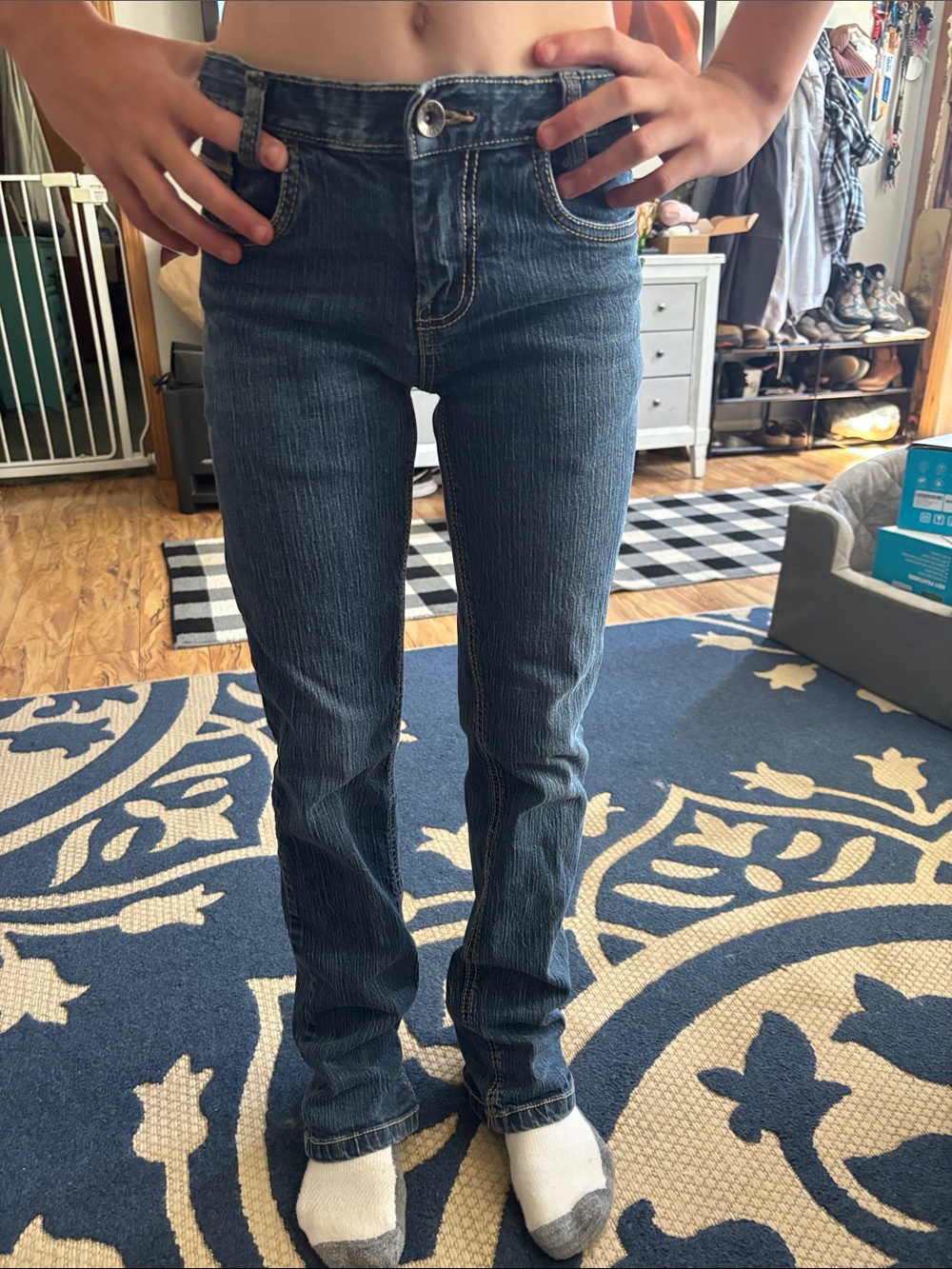 Cruel Girls Jeans 12 Slim. Worn once.  These jeans have an adjustable waist.